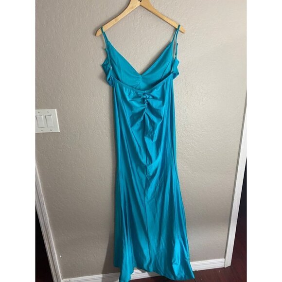 Fashion Nova Women's Blue Mermaid Maxi Dress - XL - Picture 2 of 10